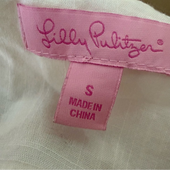 Lilly Pulitzer 100% cotton Elina Tunic - Picture 9 of 9